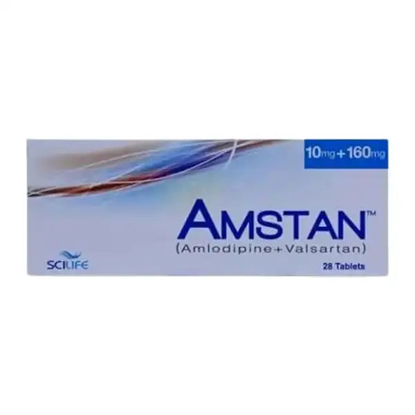 Amstan 10/160mg Tablets — Amlodipine + Valsartan