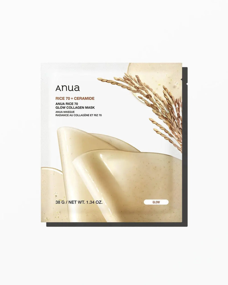 Anua Rice 70+ Ceramide Glow Collagen Mask