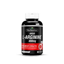 Arsio L-Arginine 400mg Capsules — Men's Nitric Oxide & Circulation Supplement
