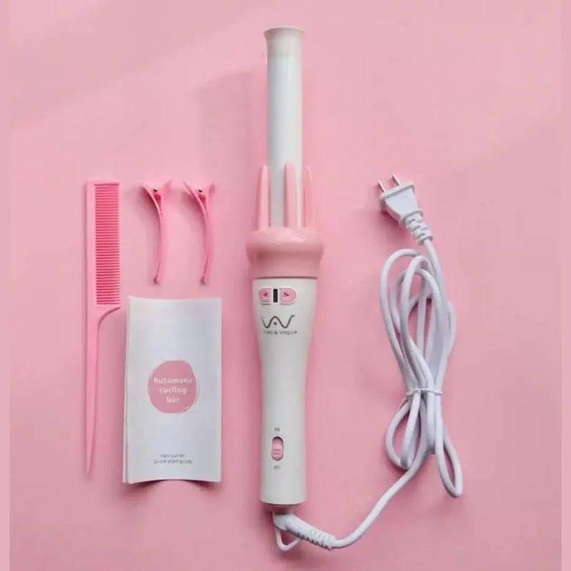 Automatic Hair Curler 360° Rotating Ceramic Hair Wand