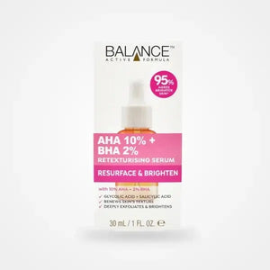Balance Active Formula AHA 10% + BHA 2% Resurfacing Serum 30ml