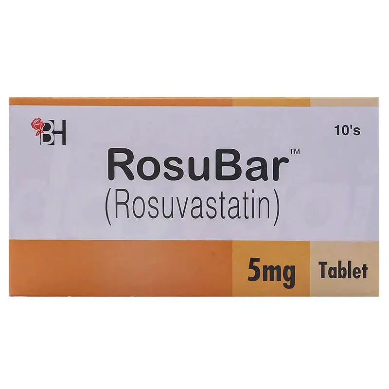 Rosubar 5mg Tablets – Rosuvastatin for Cholesterol Control