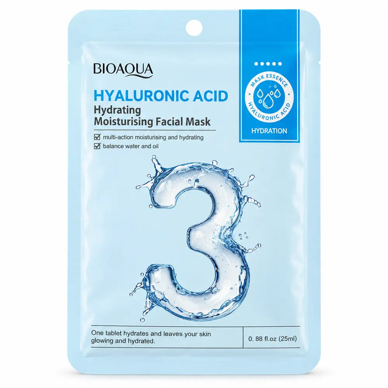 BioAqua Hyaluronic Acid Hydrating Moisturising Facial Mask 25ml