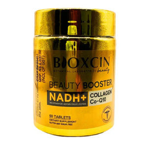 Bioxcin Beauty Booster NADH+ with Collagen & CoQ10 (60 Tablets) – Buy Online in Pakistan | Derma.pk