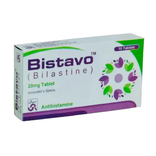Bistavo 20mg Tablets – Bilastine for Allergy Relief