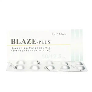 Blaze Plus Tablets – Losartan & Hydrochlorothiazide for Hypertension Treatment