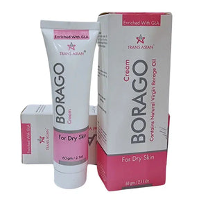 Borago dry skin cream with aloe vera jojoba oil and glycerin