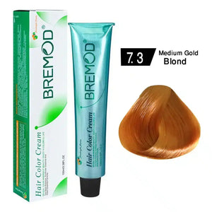 Bremod Hair Color 7.3 Medium Golden Blonde | derma.pk