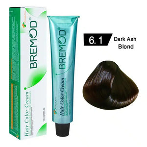 Bremod 6.1 Dark Ash Blonde shade swatch — cool dark blonde result | derma.pk