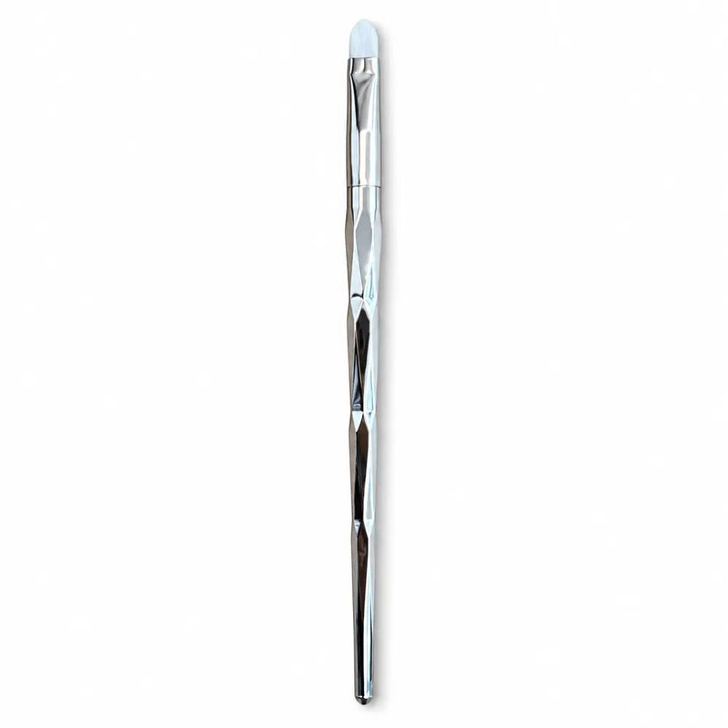 Tapered Detail Brush - Faceted Chrome Handle - 019