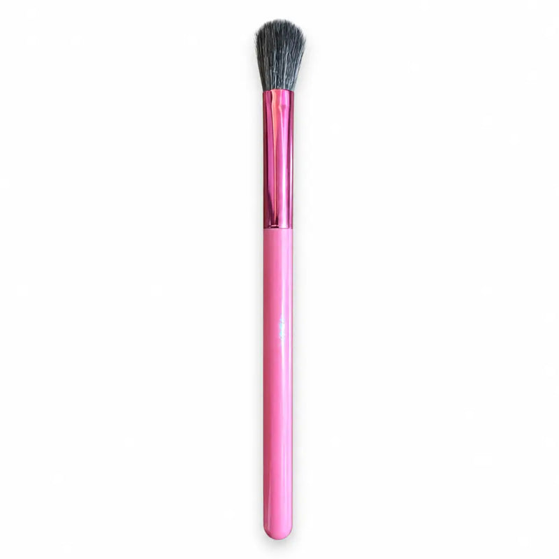 Tapered Blending Brush - Pink Handle Pink Metallic Ferrule - 035