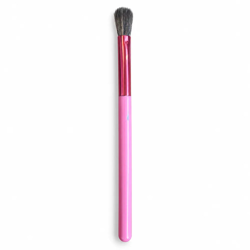 Tapered Blending Brush - Pink/Magenta Handle Rose Ferrule - 062