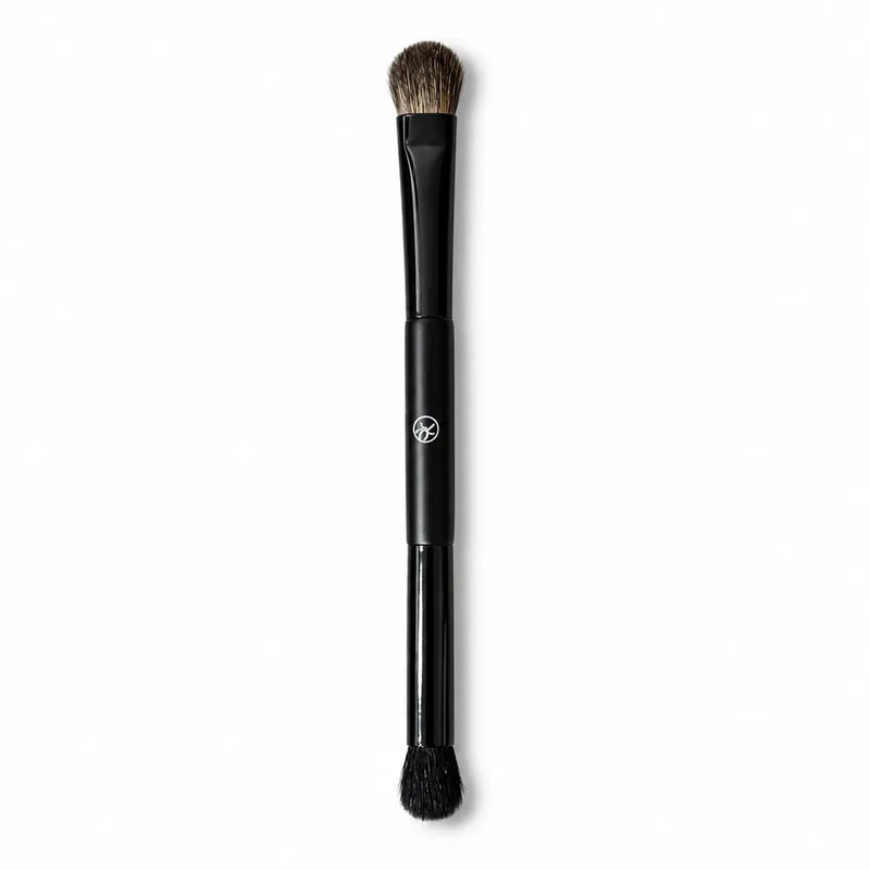 Dual-Ended Crease/Blending Brush - Black Glossy Handle - 078