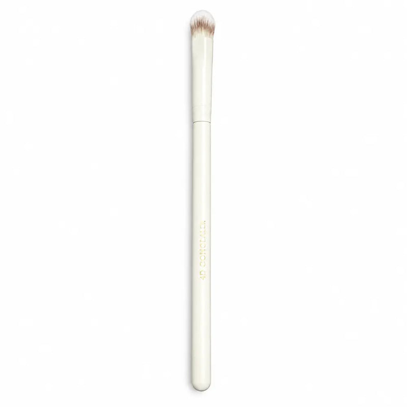 4D Concealer Small Pointed Concealer Brush - Cream Handle Gold Text - 084