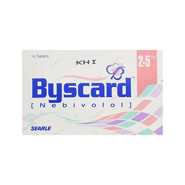 Byscard 2.5mg Tablet - Nebivolol for High Blood Pressure