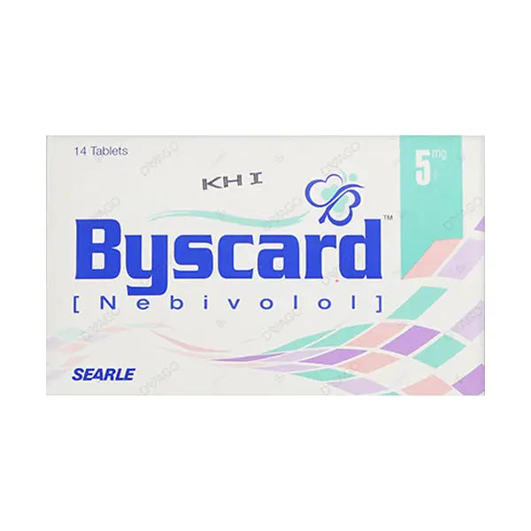 Byscard 5mg Tablet (Nebivolol) — Beta-Blocker for Hypertension & Heart Failure