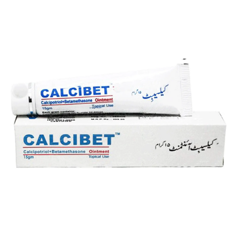 Calcibet Ointment 15gm – Psoriasis & Skin Inflammation Treatment