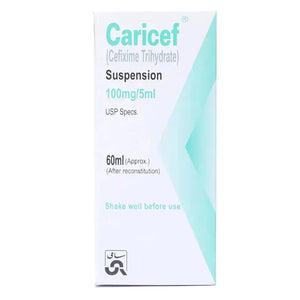 Caricef Syrup 60ml – Cefixime Antibiotic for Children – Available in Pakistan