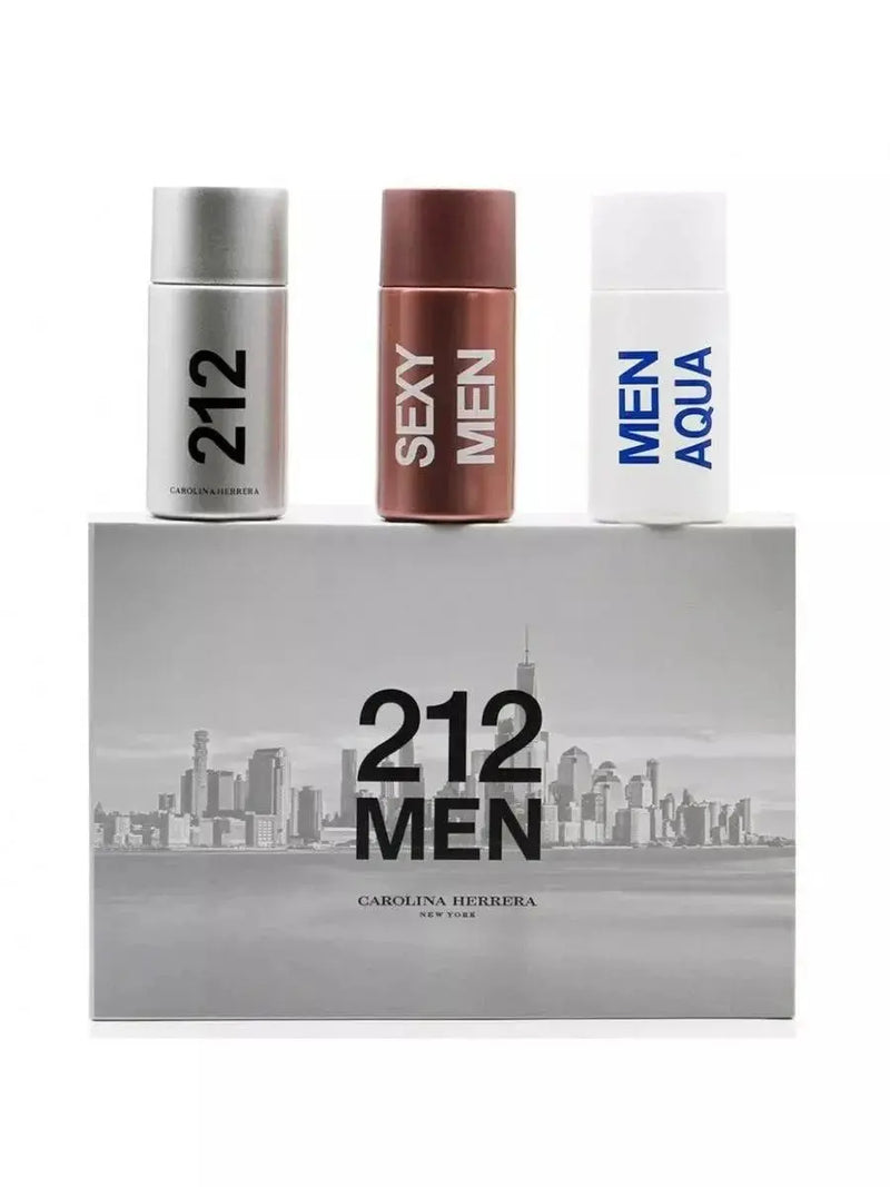 Carolina Herrera 212 Men 3-in-1 Perfume Gift Set 3x30ml