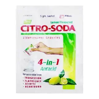 Citro Soda Powder Sachet Lemon 5g – Alkaline Urine & Gastric Relief