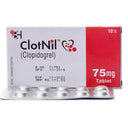 Clotnil Tablets 75mg – Clopidogrel for Stroke & Atherothrombotic Prevention photo 1