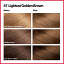 Revlon Colorsilk Lightest Golden Brown 57 Hair Color (Made in Italy) - derma.pk photo 2