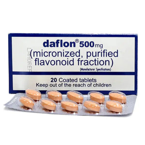 Daflon Tablets 500Mg for Varicose Veins & Hemorrhoid