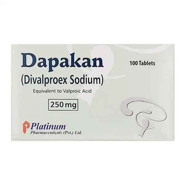 Dapakan 250mg Tablets — Sodium Valproate Mood Stabiliser
