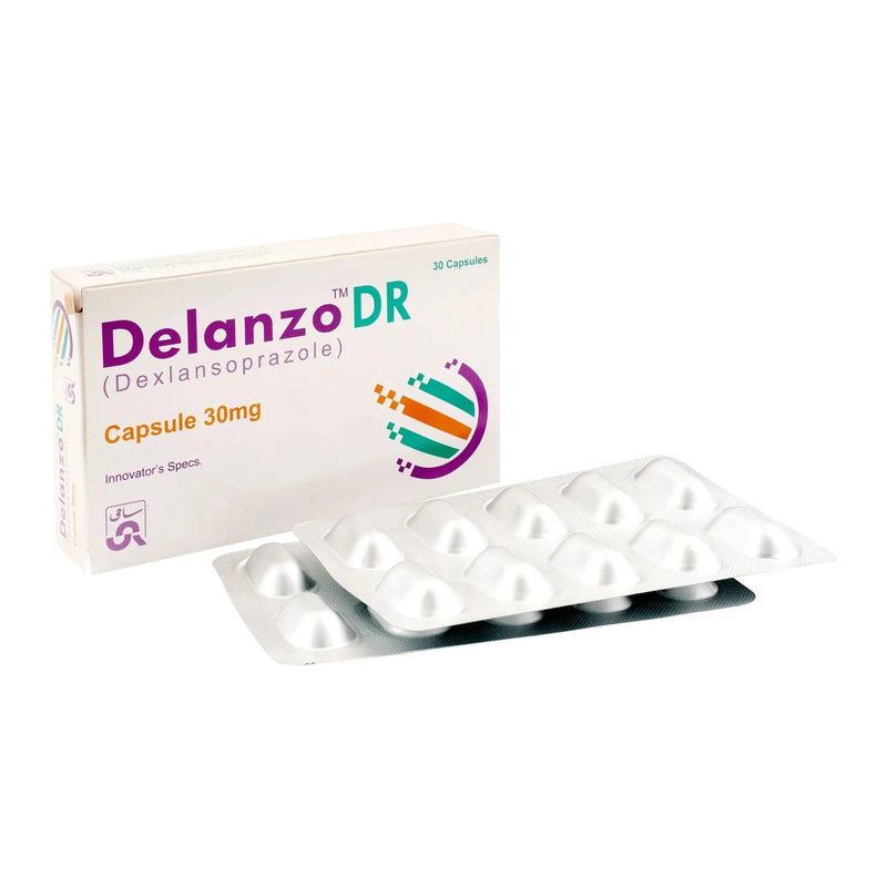 Delanzo DR 30mg Capsules – Dexlansoprazole for GERD and Heartburn