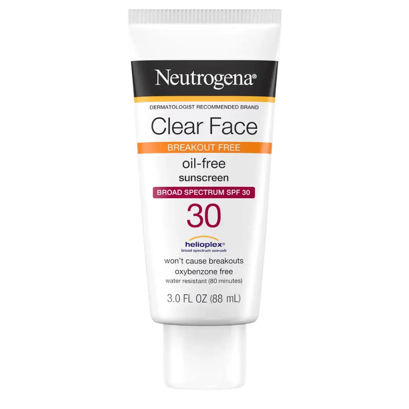 Neutrogena Clear Face Oil-Free Sunscreen SPF 30 88ml