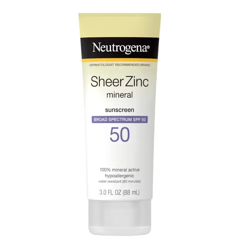 Neutrogena Sheer Zinc Facial Mineral Sunscreen SPF 50 59ml