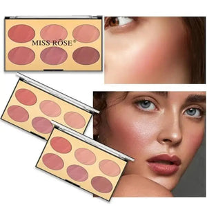 Miss Rose Blush Palette with 6 Shades in N1