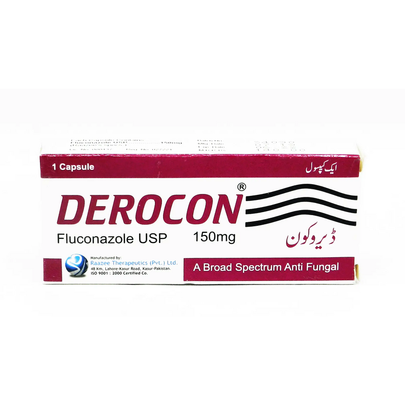 Derocon 150mg Capsule – Fluconazole Antifungal for Skin & Nails