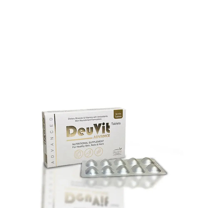 Tab Deuvit Advance 30 Tablets — Skin, Hair & Nail Health Supplement