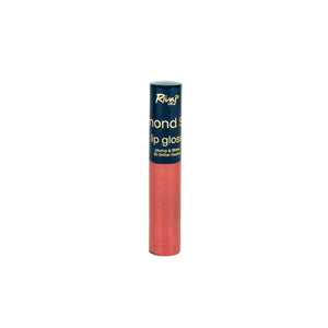 Rivaj Diamond Shine Lip Gloss Shade 5 coral shimmer tube – buy lip gloss online at Derma.pk