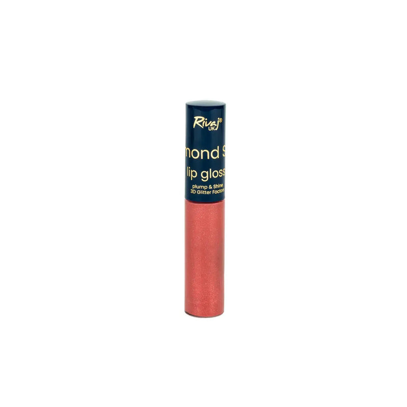Rivaj Diamond Shine Lip Gloss Shade 5 – Coral Shimmer Gloss