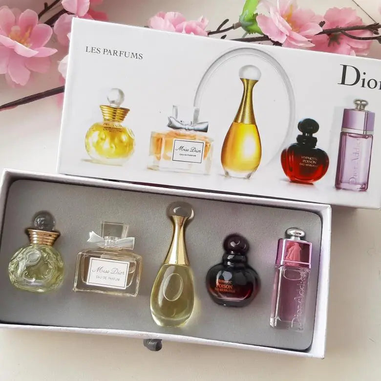 Dior Mini Perfume Splash Gift Set 5 Pcs