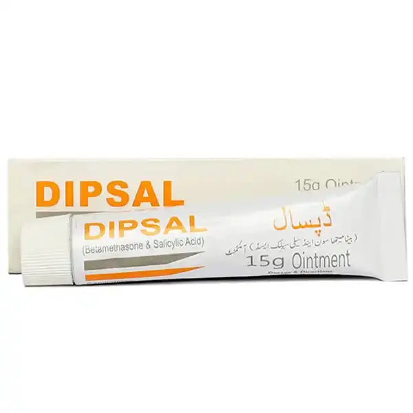 Dipsal 15gm Ointment – Betamethasone & Salicylic Acid for Psoriasis, Eczema