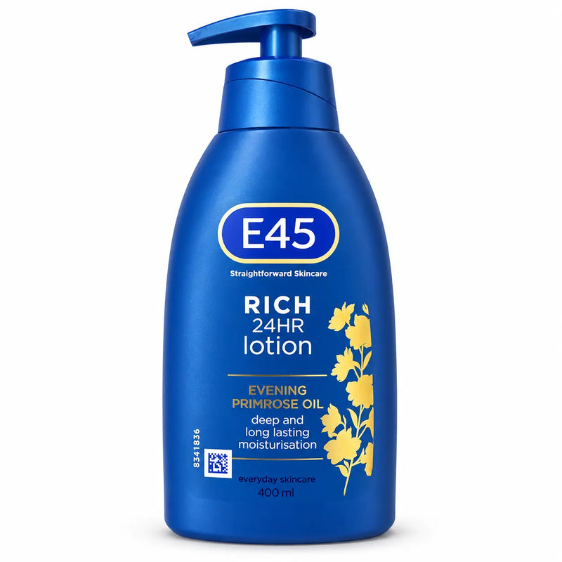 E45 Rich 24HR Moisture Body Lotion Pump 400ml