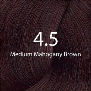 Eazicolor 4-5 permanent hair color cream mahogany series level 4