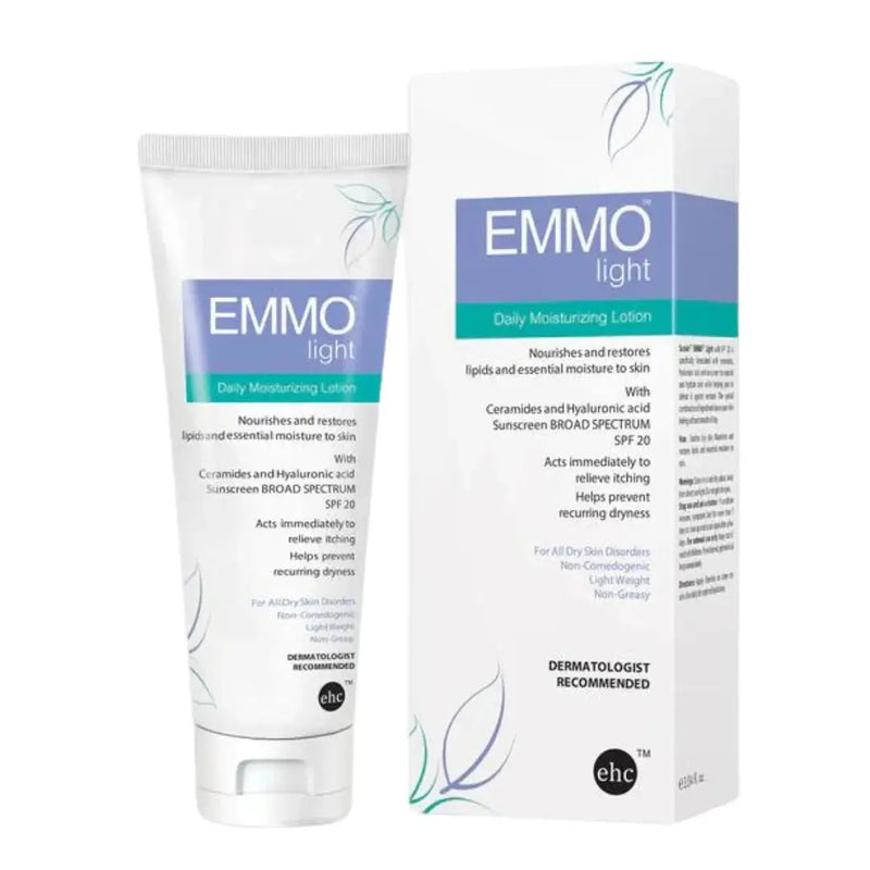 Emmo Light Daily Moisturizing Lotion SPF 20 — Sunscreen, Sunblock, UV Protection