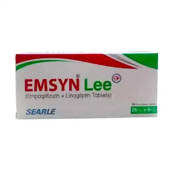 Emsyn Lee 5/25mg Tablet (Linagliptin + Empagliflozin)