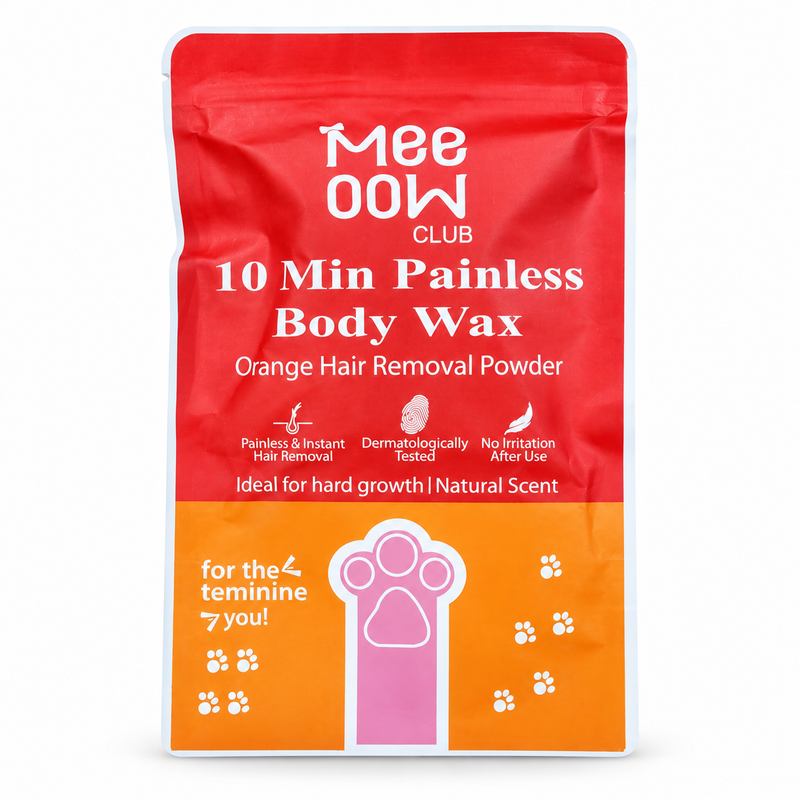 Mee Woo Club 10 Min Painless Body Wax Powder