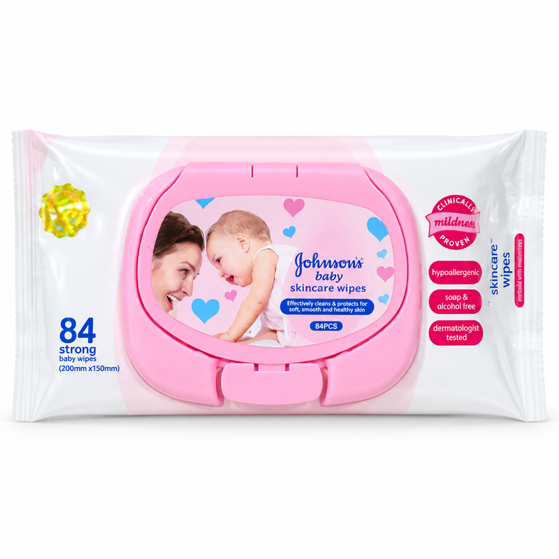 Johnson's Baby Skincare Wipes 84pcs