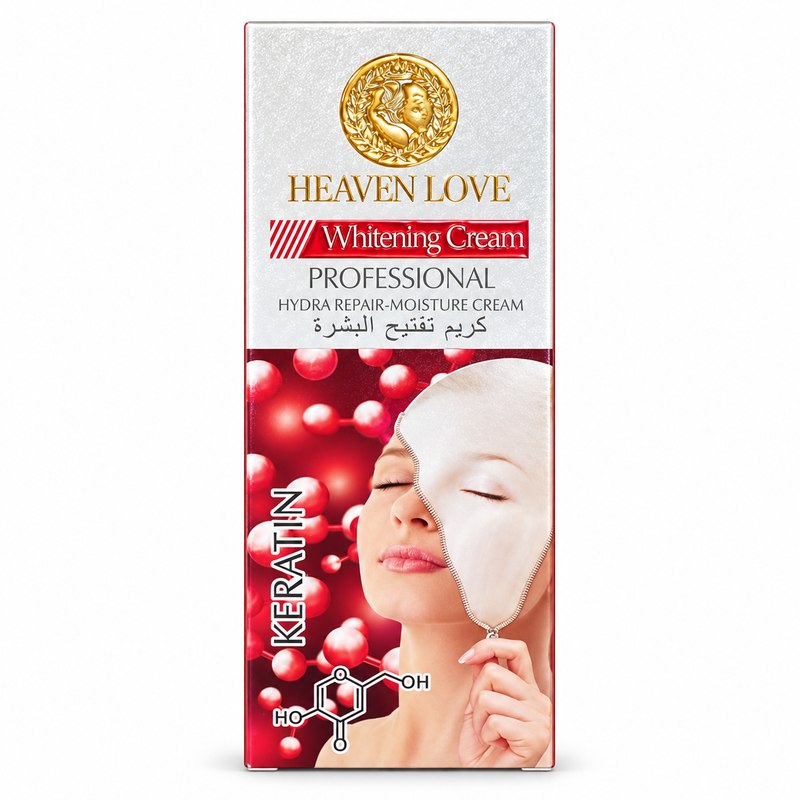Heaven Dove Professional Whitening Cream - Keratin (Hydra Repair-Moisture)