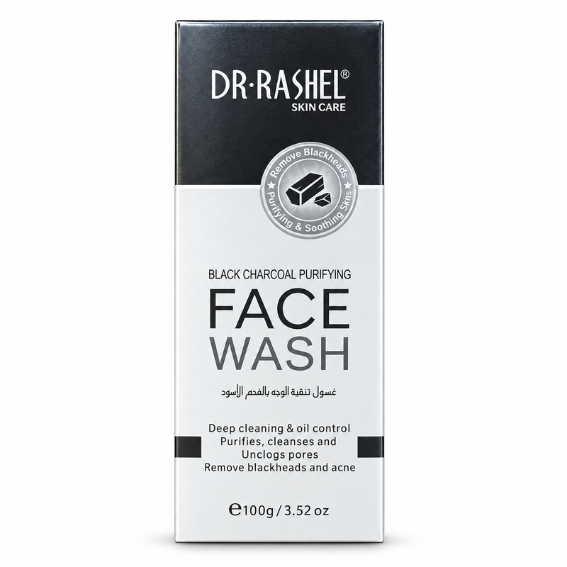 Dr Rashel Black Charcoal Purifying Face Wash 100g