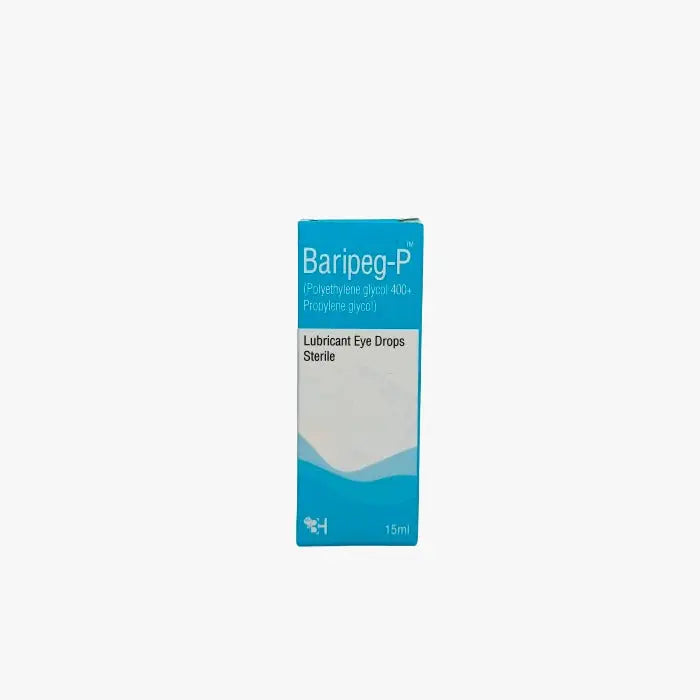 Baripeg-P Eye Drops 15ml — Lubricating Drops for Dry Eye Relief
