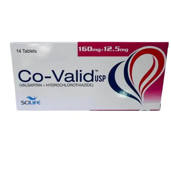Co-Valid 160/12.5mg Tablets (Valsartan + Hydrochlorothiazide)