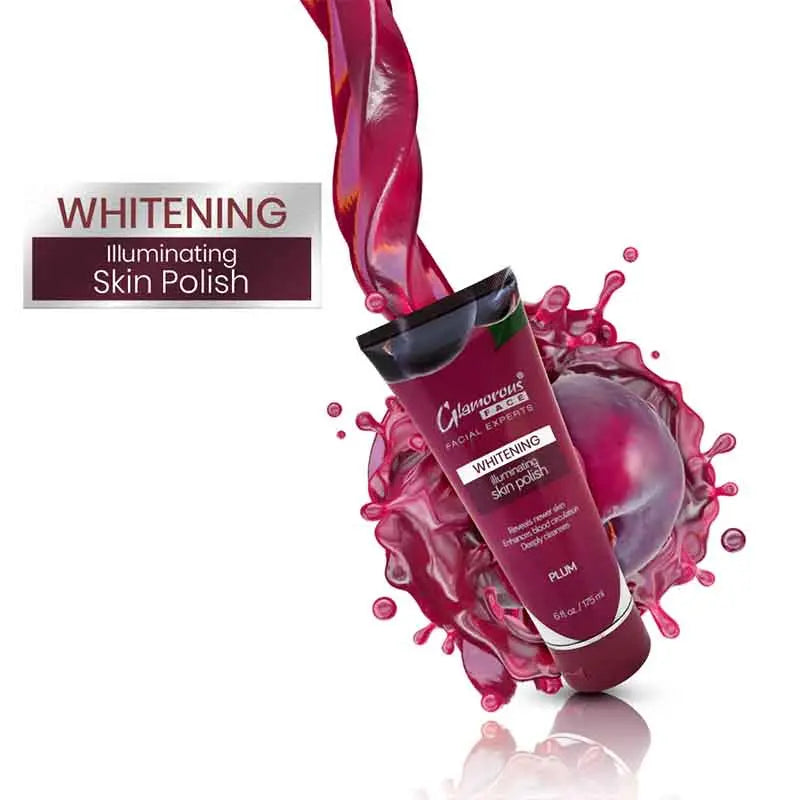 Glamorous Face Whitening Illuminating Skin Polish (Tube 175ml)