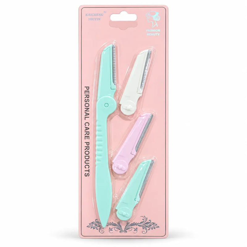 Personal Care Products Eyebrow Razor Set - 4 Pack